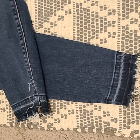 Spanx Distressed Denim High Rise Elastic Waist Jeggings sz xs/tp - Picture 5 of 6